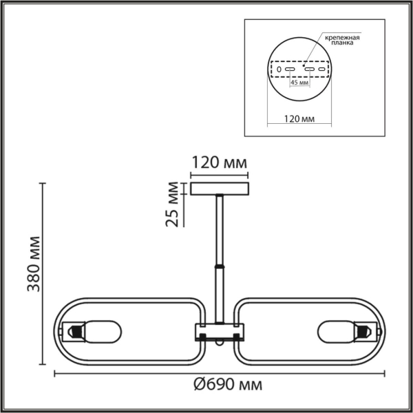 Люстра потолочная LUMION COMFI 8058/8C Люстра потолочная LUMION COMFI 8058/8C