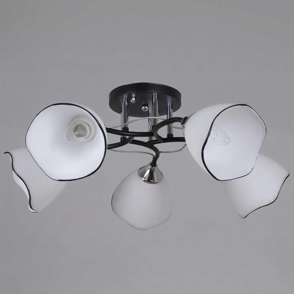 Потолочная люстра Reluce 79360-0.3-05 BK+CR