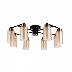 Потолочная люстра Arte Lamp Leo A7027PL-8BK