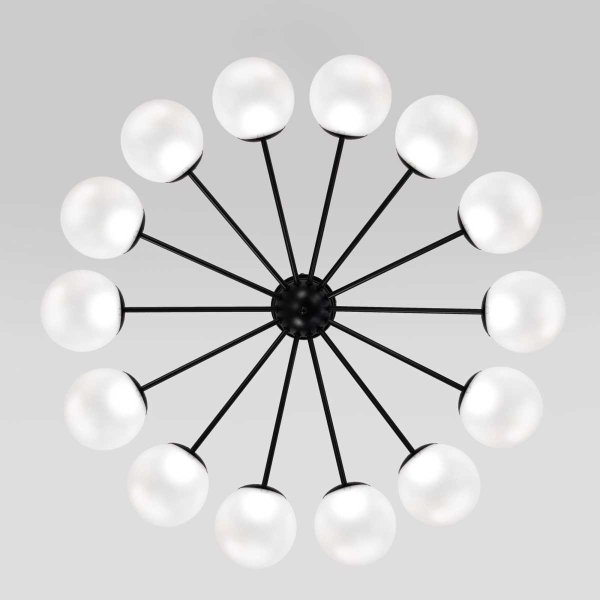 Потолочная люстра Eurosvet Vinter 201057 LED черный a072623