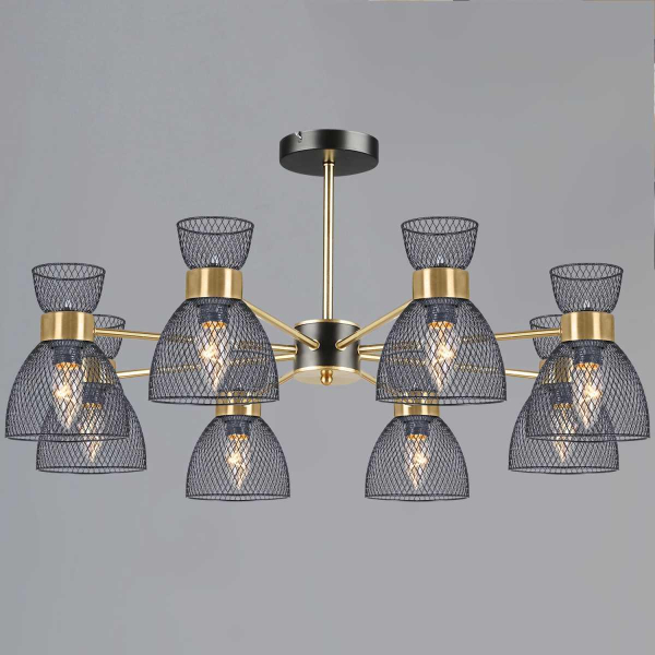 Люстра Reluce 39760-0.3-08 COP+BK