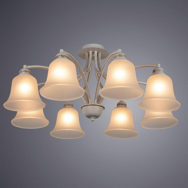 Потолочная люстра Arte Lamp Emma A2713PL-8WG