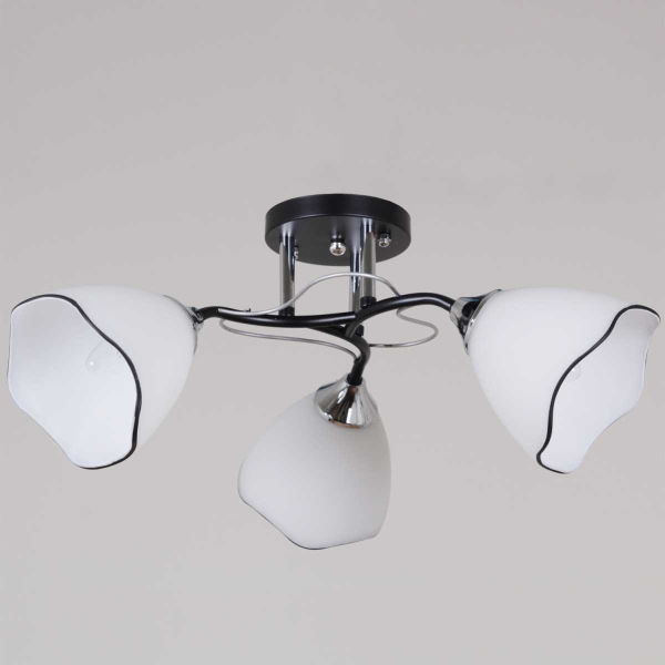 Потолочная люстра Reluce 79360-0.3-03 BK+CR