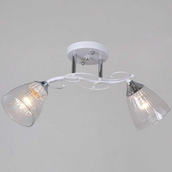 Потолочная люстра Reluce 55560-0.3-02 WH+CR