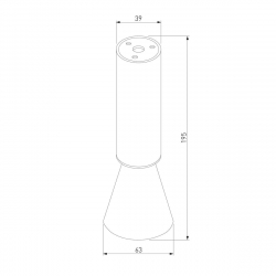 Светодиодный спот Elektrostandard Piks 25107/LED a066495