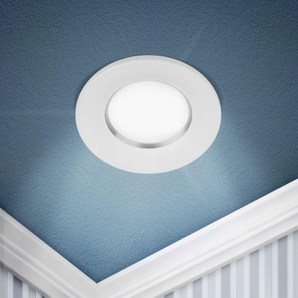 Светильник встраиваемый алюминиевый ЭРА KL107 WH/SL под лампу MR16 GU5.3 белый/серебро Б0061096