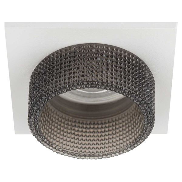 Светильник встраиваемый декоративный ЭРА DK110 WH/GR под лампу MR16 GU5.3 белый/серый Б0058408