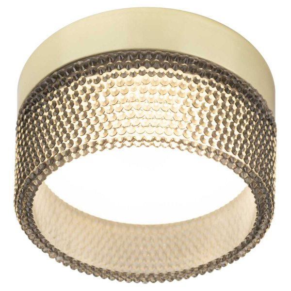 Светильник встраиваемый ЭРА DK97 GD/BK под лампу GX53 черный/золото Б0057460