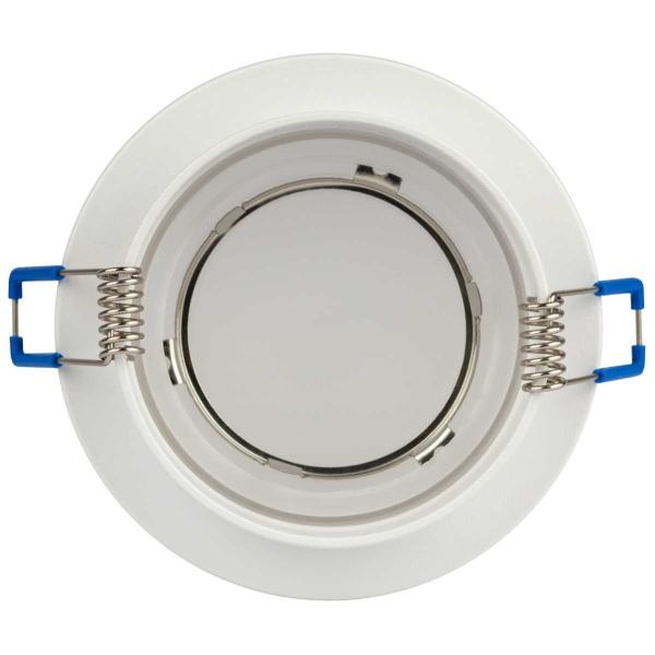 Светильник встраиваемый декоративный ЭРА DK99 WH под лампу MR16 GU5.3 белый Б0058393