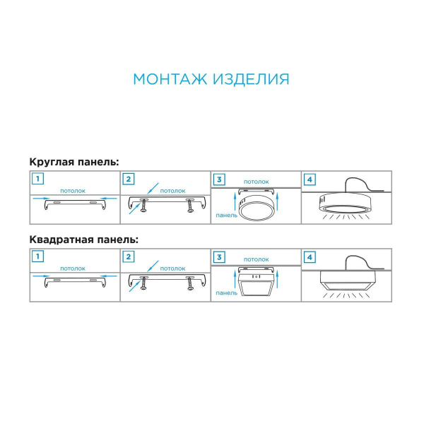 Светодиодная панель Apeyron 06-37