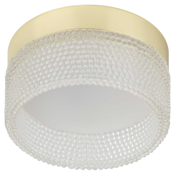 Светильник встраиваемый ЭРА DK97 GD/TR под лампу GX53 золото/прозрачный Б0057461