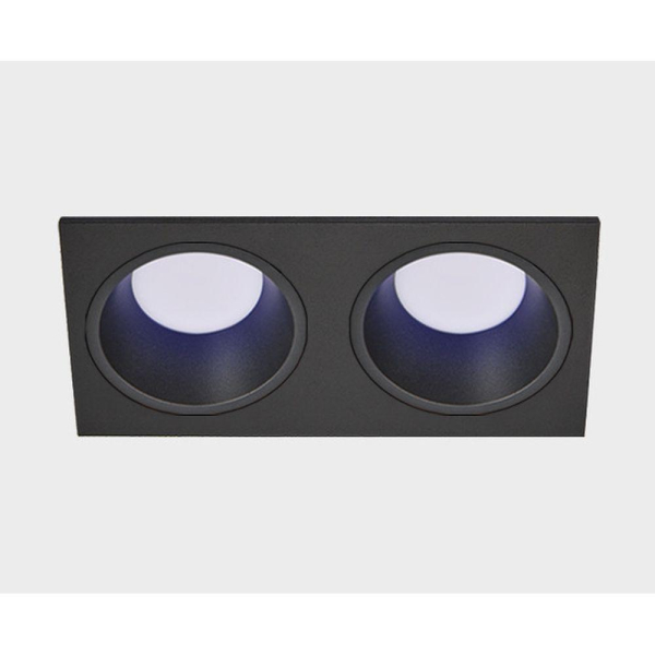Встраиваемый светильник Italline IT08-8013 black 4000K 2 шт + IT08-8015 black