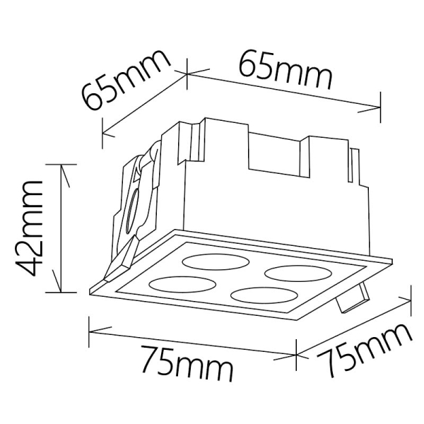 Встраиваемый светильник Mantra BLAU 9131 Встраиваемый светильник Mantra BLAU 9131
