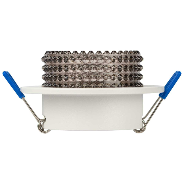 Светильник встраиваемый декоративный ЭРА DK109 WH/GR под лампу MR16 GU5.3 белый/серый Б0058414