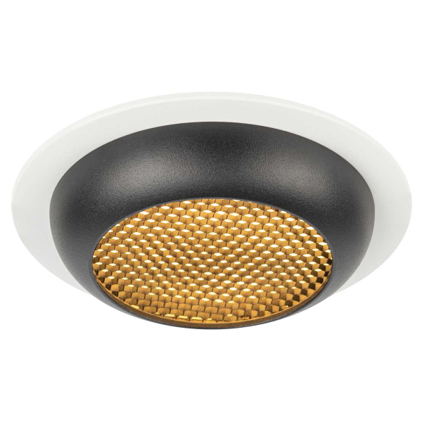 Светильник встраиваемый ЭРА KL111 WH/BK под лампу GX53 белый/черный матовый Б0061537