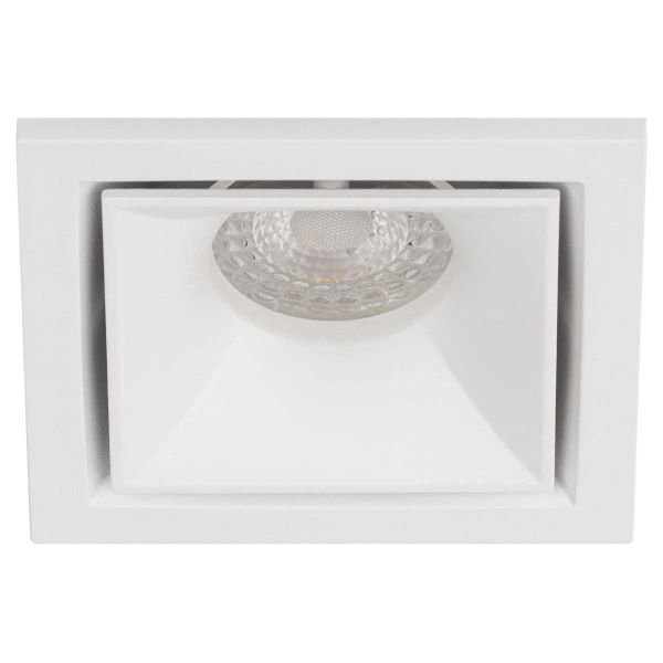 Светильник встраиваемый алюминиевый ЭРА KL101 WH под лампу MR16 GU5.3 белый Б0055586