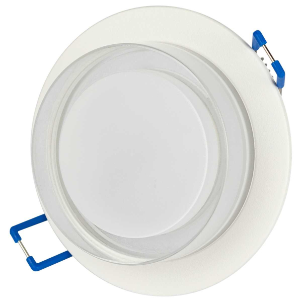 Светильник встраиваемый декоративный ЭРА DK107 WH под лампу MR16 GU5.3 белый Б0058396