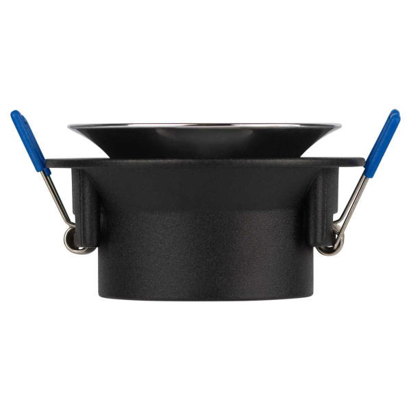 Светильник встраиваемый декоративный ЭРА KL103 BK/CH под лампу MR16 GU5.3 черный/хром Б0056355