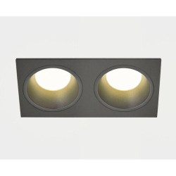 Встраиваемый светильник Italline IT08-8013 black 3000K 2 шт + IT08-8015 black