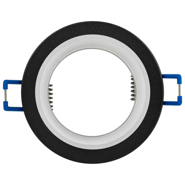Светильник встраиваемый декоративный ЭРА DK106 BK под лампу MR16 GU5.3 черный Б0058428