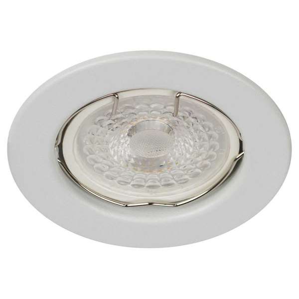 Светильник встраиваемый штампованный ЭРА ST1 SWH под лампу MR16 GU5.3 белый матовый Б0059740