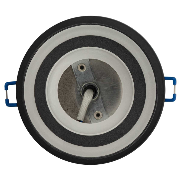 Светильник встраиваемый ЭРА DK114 BK под лампу GX53 поворотный черный Б0059790