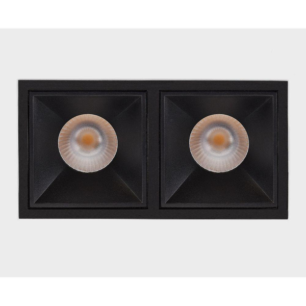 Встраиваемый светильник Italline IT06-6020 black 3000K - 2 шт. + IT06-6022 black