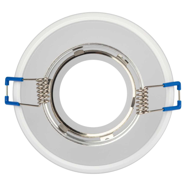 Светильник встраиваемый декоративный ЭРА DK100 WH под лампу MR16 GU5.3 белый Б0055588