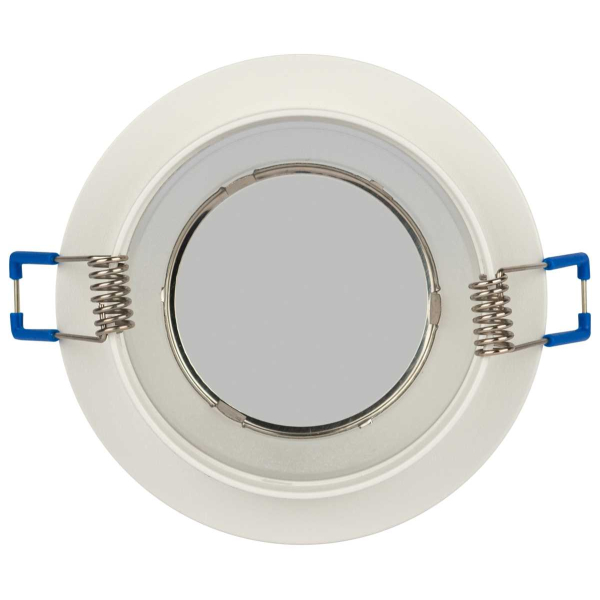 Светильник встраиваемый декоративный ЭРА DK107 WH под лампу MR16 GU5.3 белый Б0058396