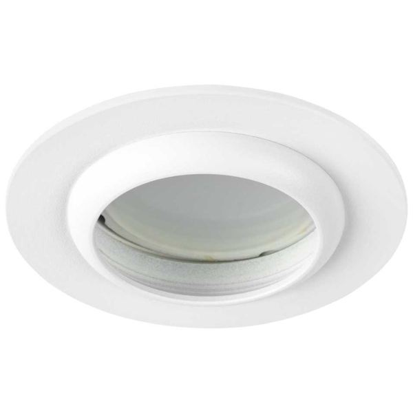 Светильник встраиваемый алюминиевый ЭРА KL109 WH под лампу MR16 GU5.3 белый матовый Б0061823