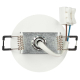 Светильник встраиваемый алюминиевый ЭРА KL106 WH/SL под лампу MR16 GU10 белый/серебро матовый Б0061634
