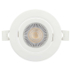 Светильник светодиодный встраиваемый ЭРА KL LED 25A-5 4K WH 5Вт 4000К круглый поворотный белый Б0068192