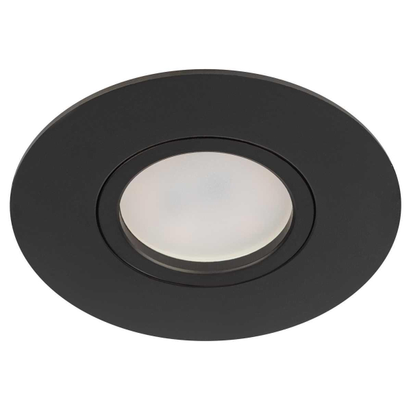 Светильник встраиваемый алюминиевый ЭРА KL83 BK SET 5 под лампу MR16 GU5.3 черный набор 5 шт Б0070932