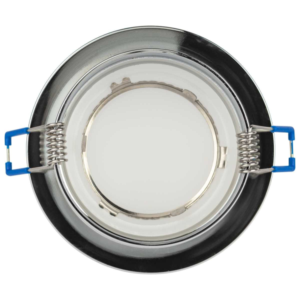 Светильник встраиваемый декоративный ЭРА DK99 CH под лампу MR16 GU5.3 хром Б0058394