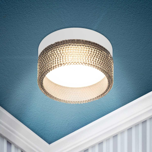 Светильник встраиваемый ЭРА DK97 WH/BK под лампу GX53 белый/черный Б0057457