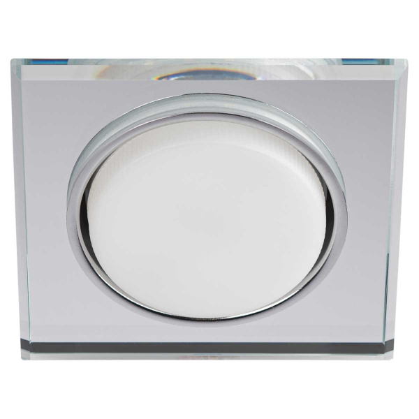 Светильник встраиваемый cо светодиодной подсветкой ЭРА DK LD50 MR под лампу GX53 зеркальный Б0057472