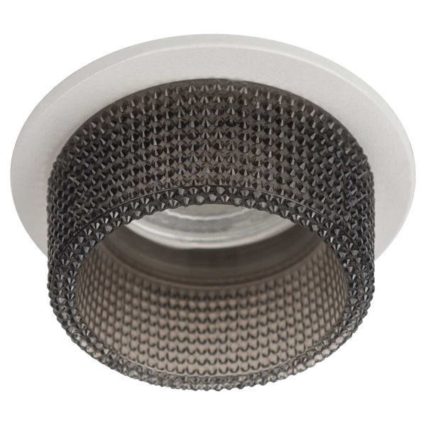 Светильник встраиваемый декоративный ЭРА DK109 WH/GR под лампу MR16 GU5.3 белый/серый Б0058414