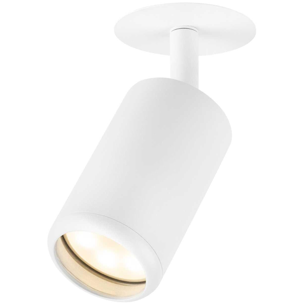 Светильник встраиваемый алюминиевый ЭРА KL106 WH под лампу MR16 GU10 белый матовый Б0061540