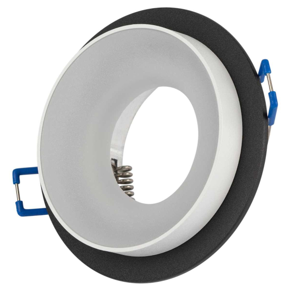 Светильник встраиваемый декоративный ЭРА DK95 BK под лампу MR16 GU5.3 черный Б0055591