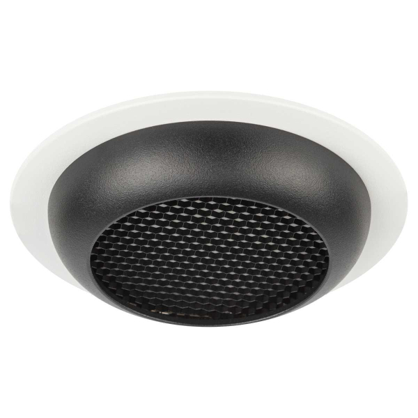 Светильник встраиваемый ЭРА KL111 WH/BK под лампу GX53 белый/черный матовый Б0061537