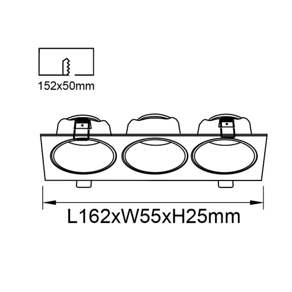 Встраиваемый светильник Mantra ANTILLA 9172 Встраиваемый светильник Mantra ANTILLA 9172