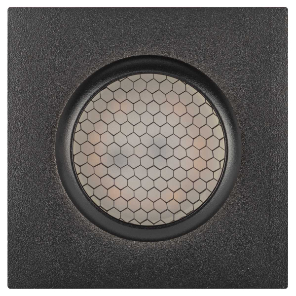 Светильник встраиваемый алюминиевый ЭРА KL110 BK под лампу MR16 GU5.3 черный матовый Б0061530