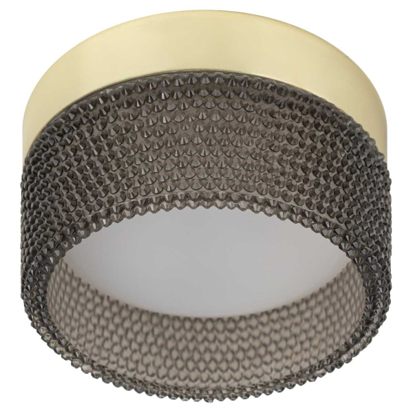 Светильник встраиваемый ЭРА DK97 GD/BK под лампу GX53 черный/золото Б0057460