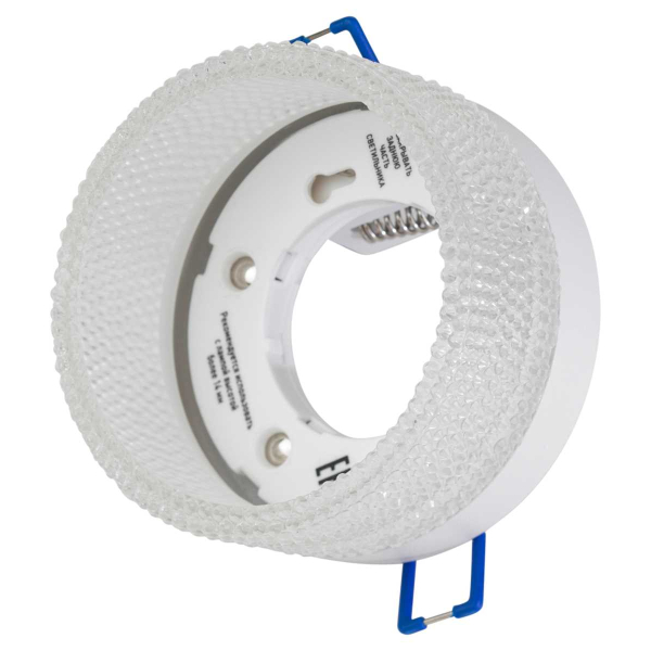 Светильник встраиваемый ЭРА DK97 WH/TR под лампу GX53 белый/прозрачный Б0057456