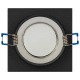 Светильник встраиваемый декоративный ЭРА DK108 BK под лампу MR16 GU5.3 черный Б0058399