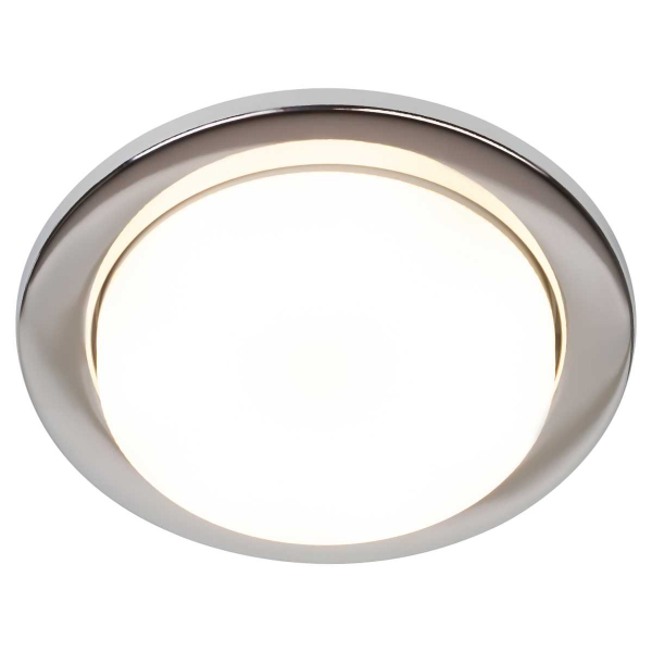 Светильник встраиваемый ЭРА KL70 CH-10 под лампу GX53 хром набор 10 шт Б0057478