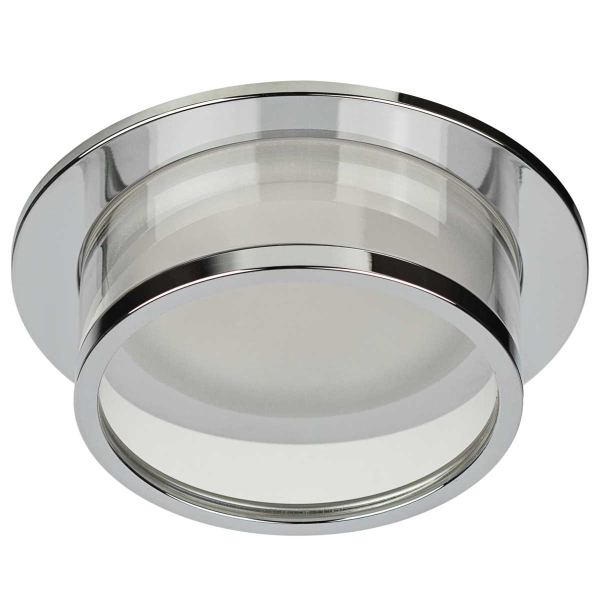 Светильник встраиваемый декоративный ЭРА DK99 CH под лампу MR16 GU5.3 хром Б0058394