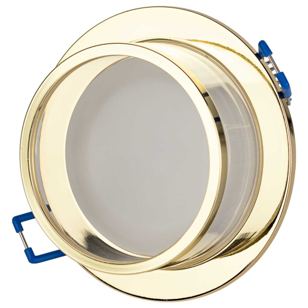 Светильник встраиваемый декоративный ЭРА DK99 GD под лампу MR16 GU5.3 золото Б0058395