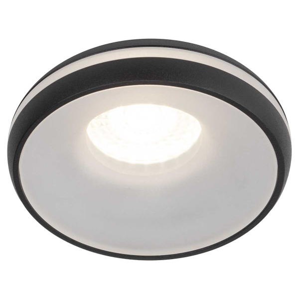 Светильник встраиваемый декоративный ЭРА DK100 BK под лампу MR16 GU5.3 черный Б0055589