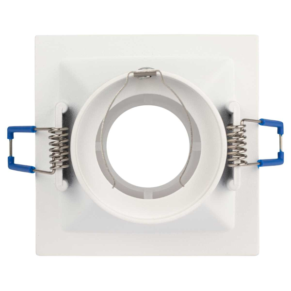 Светильник встраиваемый декоративный ЭРА KL102 WH под лампу MR16 GU5.3 белый Б0056350